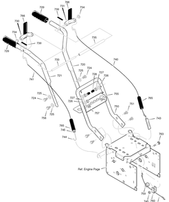 Part Location Diagram of MT1501122 Murray CABLE, LOWER DRIVE 12